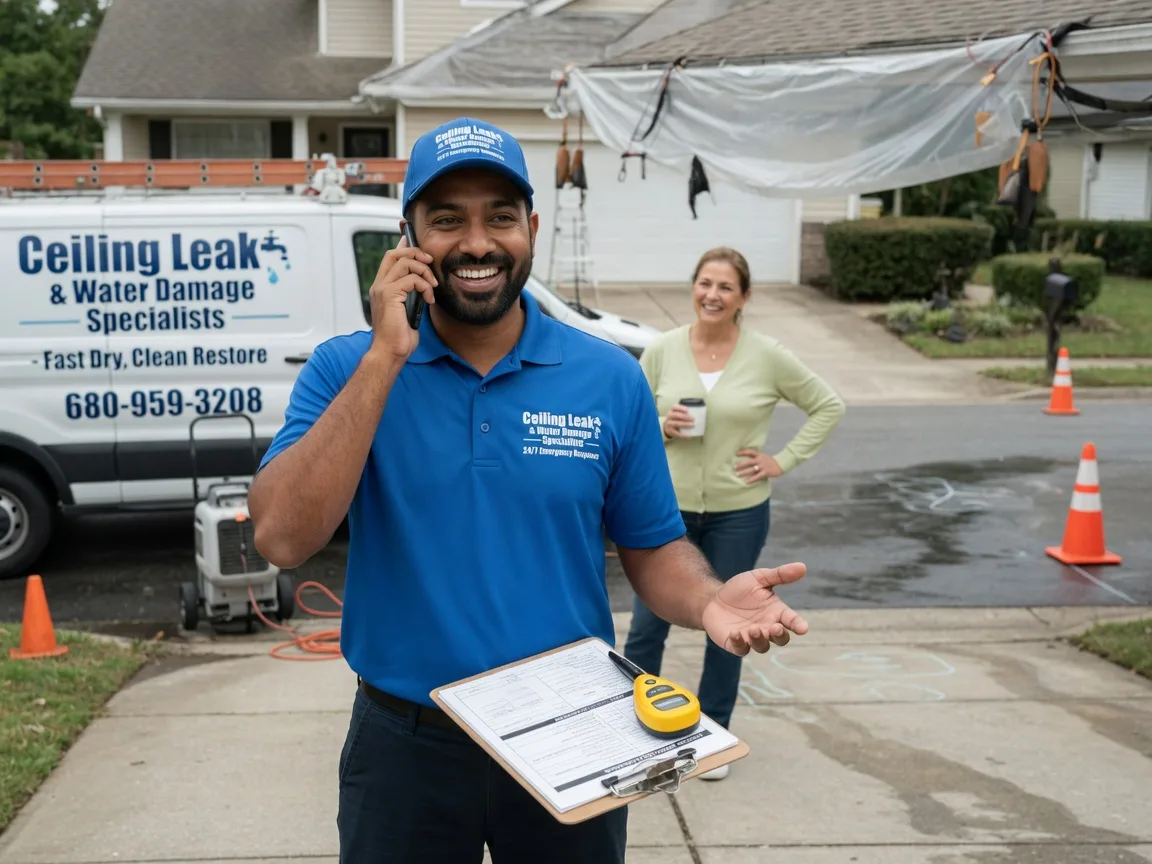 Ceiling Leak Cleanup Ijamsville, MD FAQs